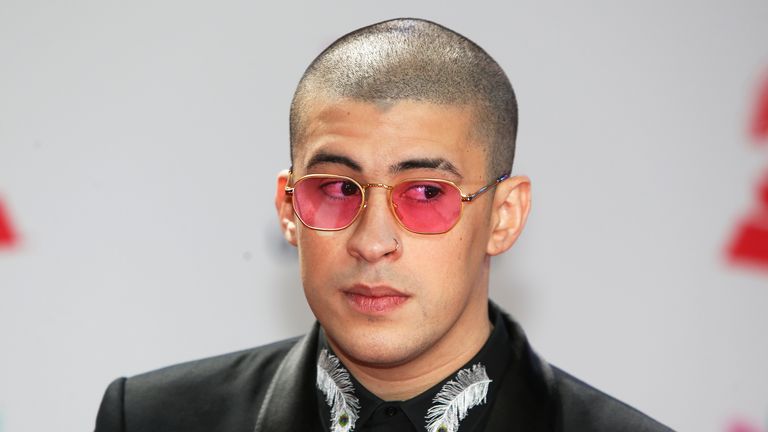 18th Latin Grammy Awards – Arrivals – Las Vegas, Nevada, U.S., 16/11/2017 – Bad Bunny. REUTERS/Steve Marcus