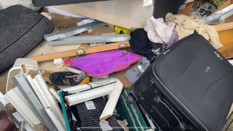 Fly-tipping in this part of Brent is everywhere to be found
