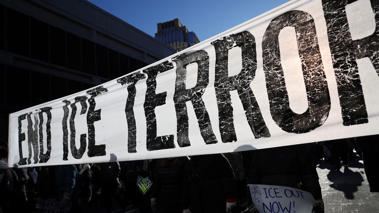 Często dochodziło do protestów przeciwko obecności ICE. Fot: Reuters