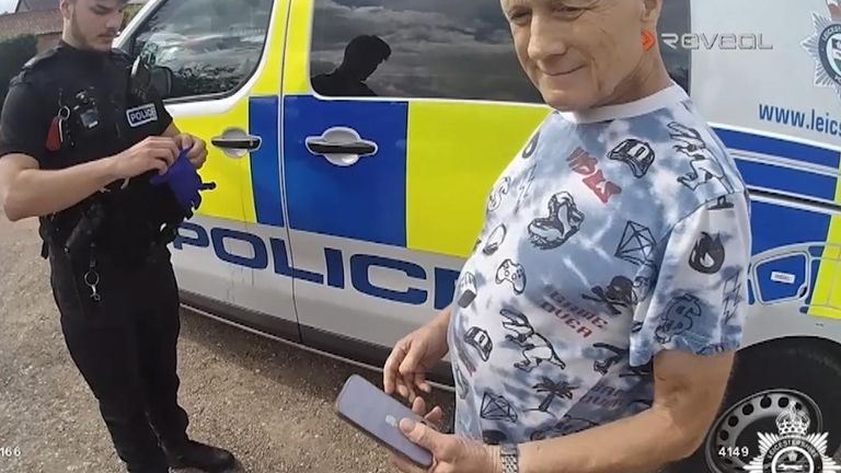 Ruben was arrested by officers last year. Pic: Leicestershire Police