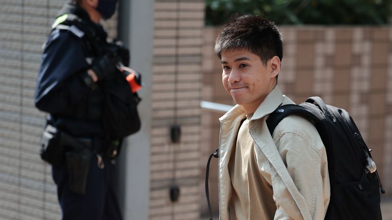 Lester Shum is among 18 people to have been released after serving their sentence. Pic: AP
