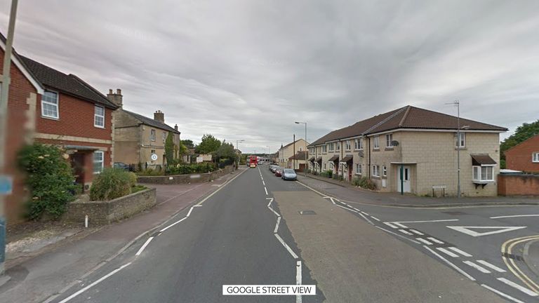 London Road, Chippenham, near where the boy was stabbed.
