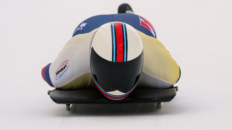 Matt Weston w strefie. Fot: Reuters