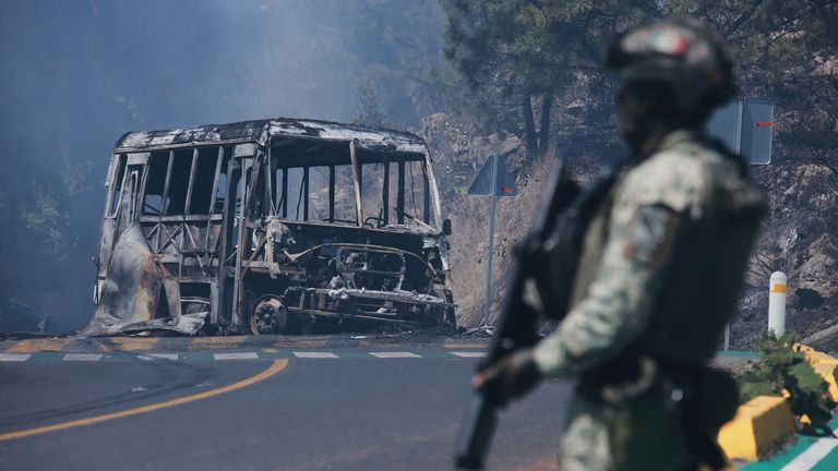 Cointzio, staat Michoacan, Mexico. foto: AP