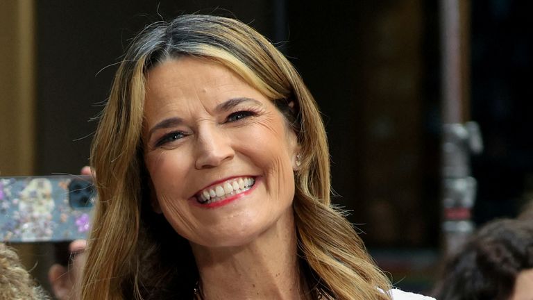 Savannah Guthrie has thanked people for their support as police search for her mother. Pic: Reuters