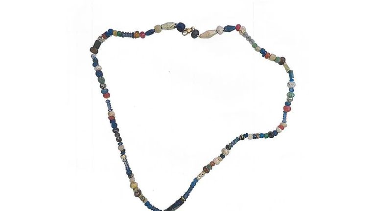 The necklace, reportedly 3,300 years old. Pic: Queensland Police