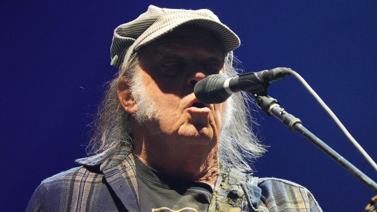 Neil Young has cancelled tour dates in the UK and other gigs in Europe. Pic: PA