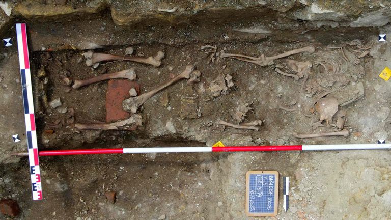 Het graf van de Racesa 'vampier'. Foto: Natasa Sarkic