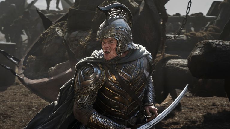 Aramayo as Elrond in The Lord of the Rings: The Rings of Power. Pic: Amazon MGM Studios