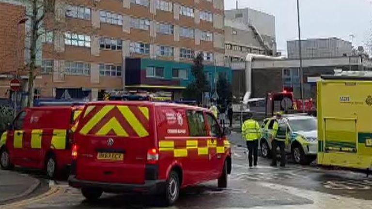 At its peak more than 110 firefighters attended the incident. Pic: Greatest Hits Radio