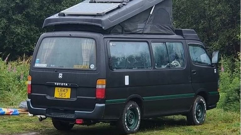 Stephen Neil's campervan. Pic: Police Scotland