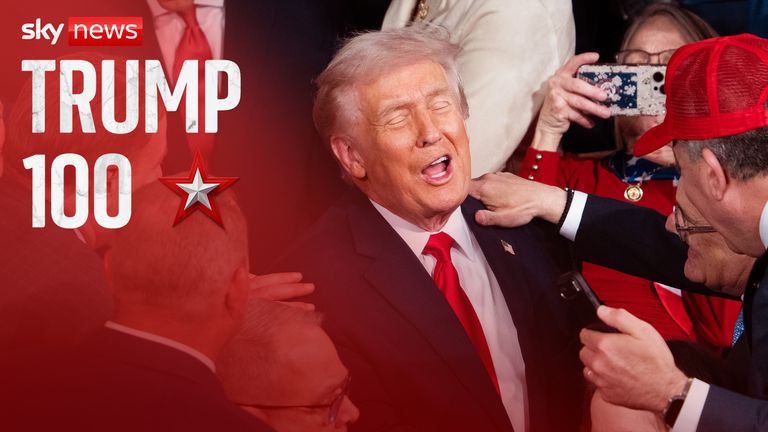 Donald Trump Delivers Record-Length State of the Union Address