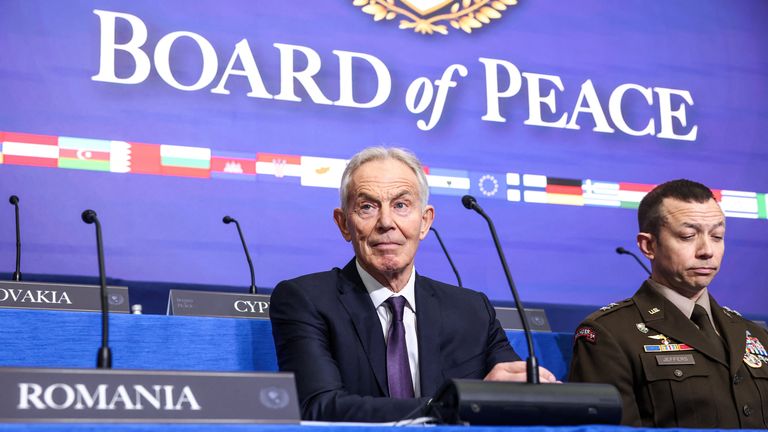 Sir Tony Blair. Pic: Reuters