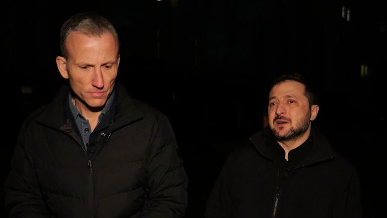 Alex Rossi interviews Volodymyr Zelenskyy 