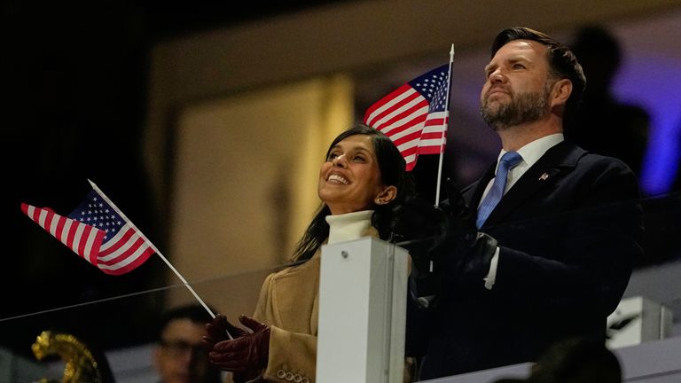 JD Vance ontving misschien wel het luidste boegeroep van de avond. Foto: AP