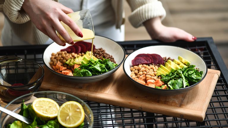 Çalışma ayrıca vegan beslenmeyi de inceledi. Resim: iStock