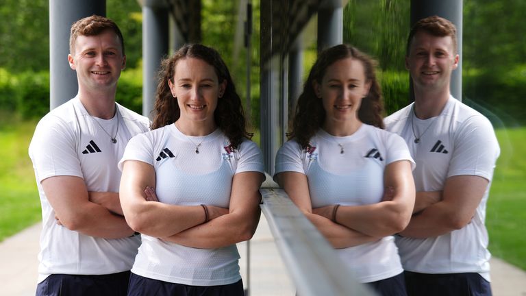 Mieszany duet curlingowy Bruce Mouat i Jennifer Dodds. Zdjęcie: PA