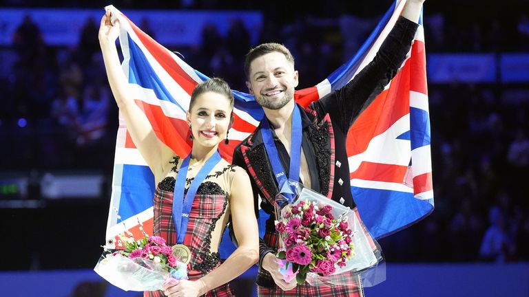 Czy Lilah Fear i Lewis Gibson będą następnymi Torvillem i Deanem? Zdjęcie: PA