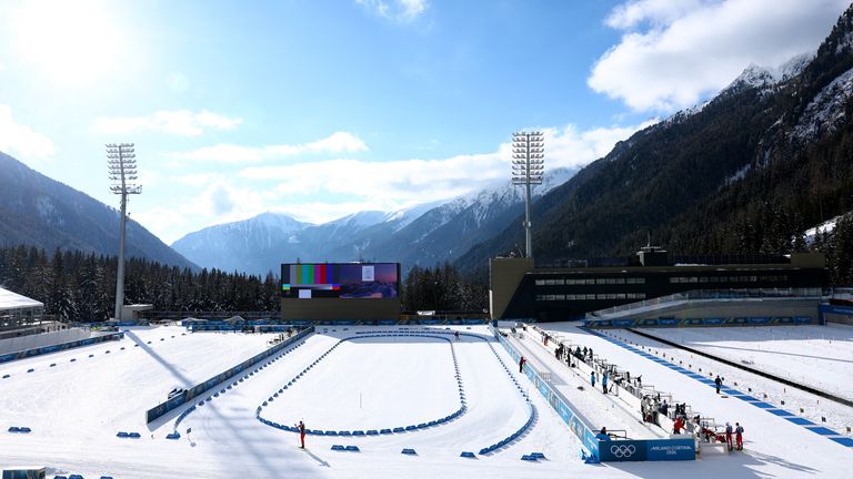 Anterselva Biathlon Arena w Anterselvie. Fot: Reuters
