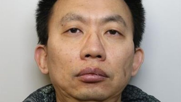 Fan Zhijii. Zdjęcie: Brytyjska policja transportowa/PA