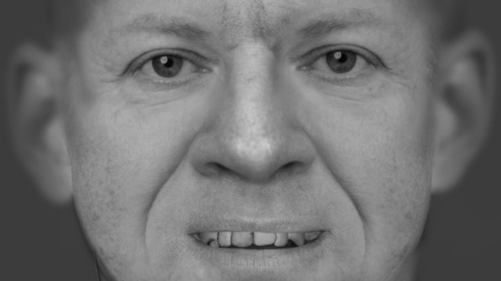 Face of unidentified man found dead in reservoir revealed for the first time in facial reconstruction