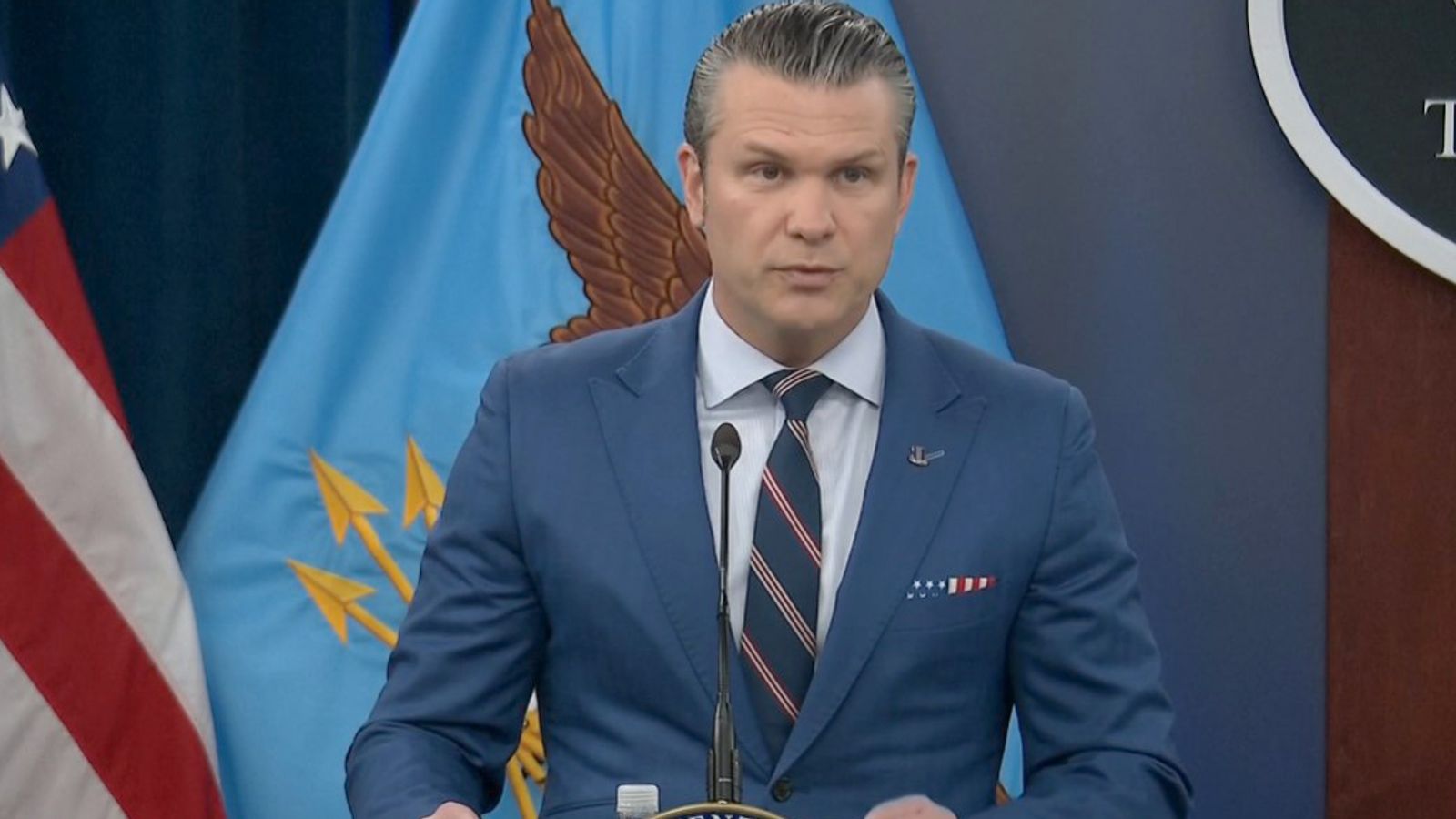 'We will end war on our timeline, at our choosing' says Pete Hegseth ...
