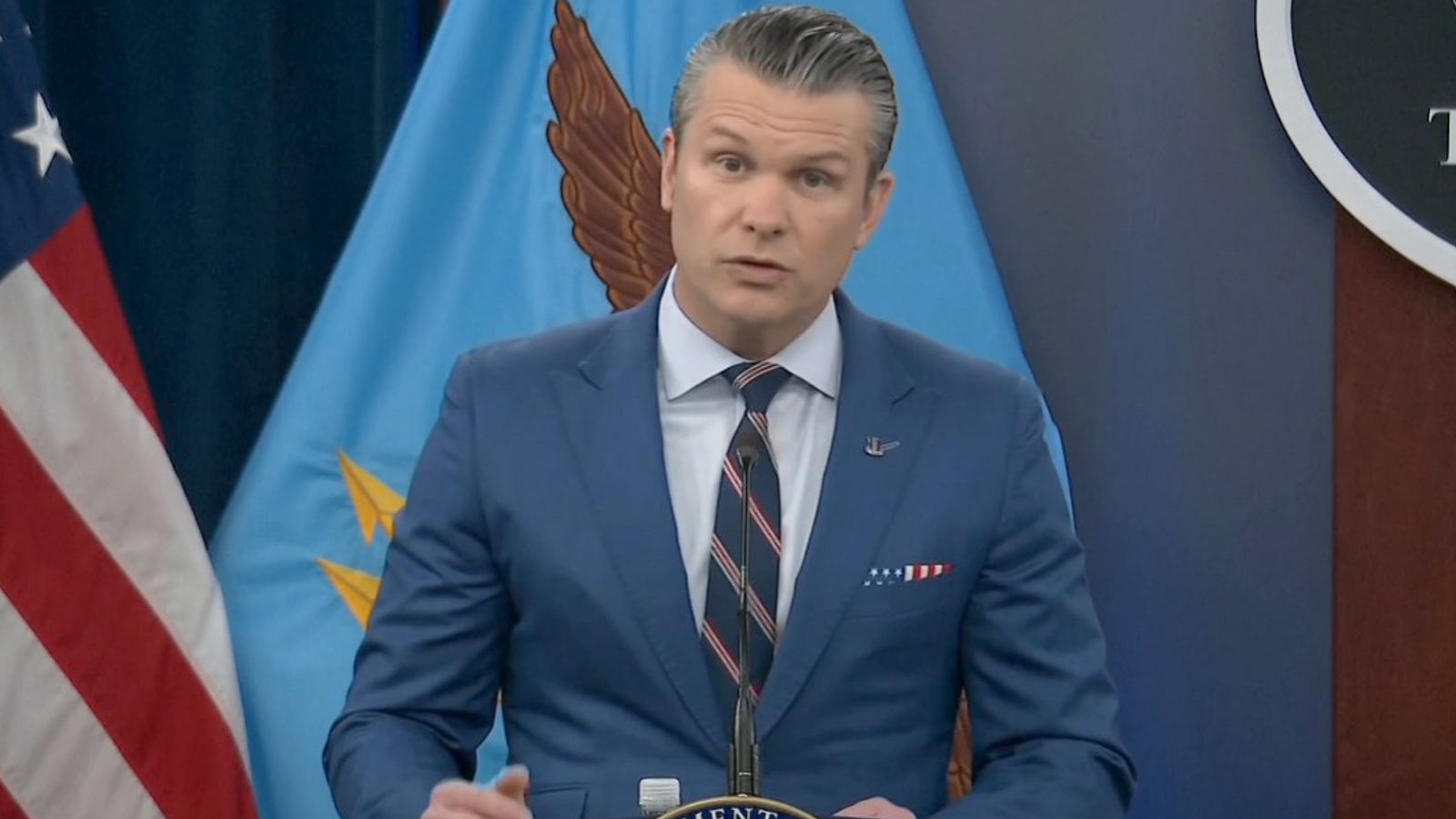 'We will not relent until the enemy defeated': Pete Hegseth Pentagon ...