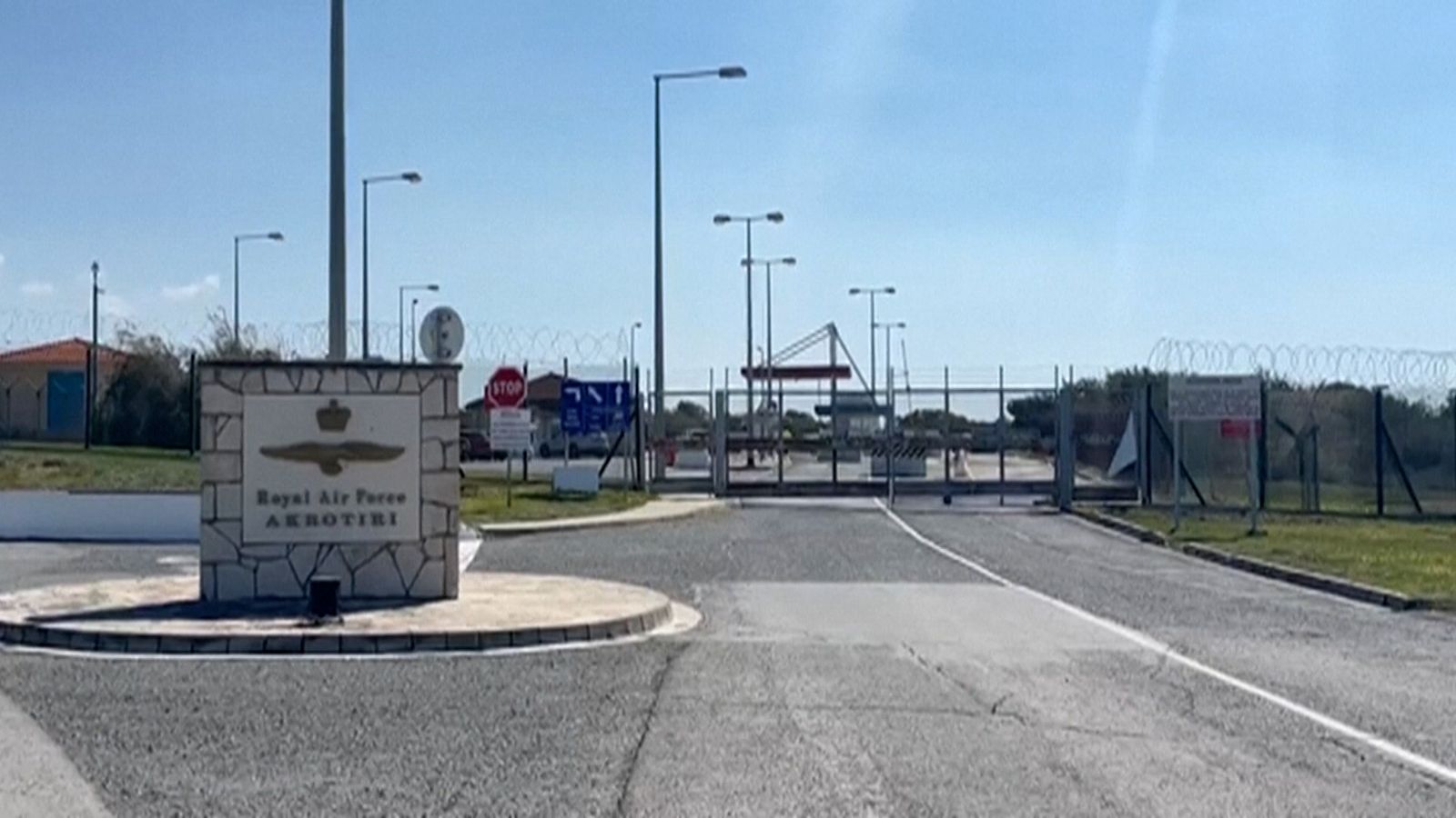 Air raid sirens blare out at UK air base in Cyprus | News UK Video News ...