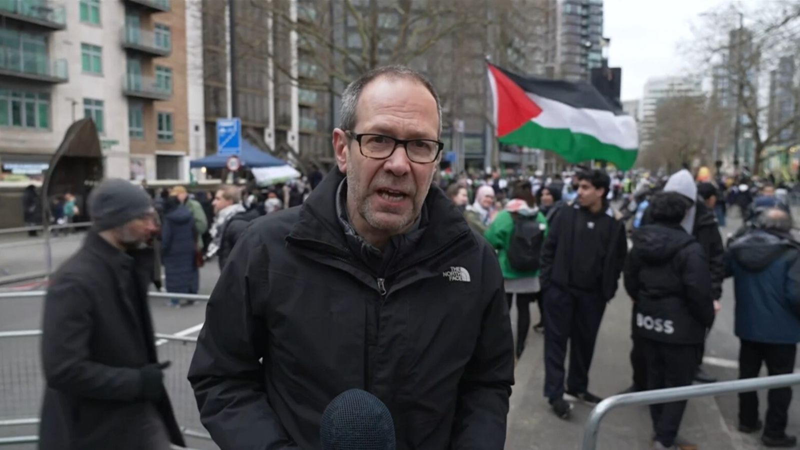 Pro-Palestinian Al Quds Day demonstration takes place in London
