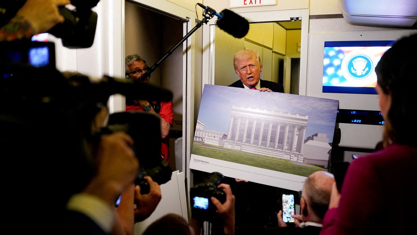 Trump voices outrage after judge orders halt to White House ballroom ...