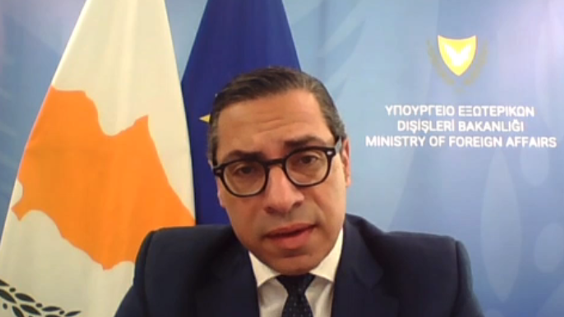 Cyprus foreign minister says British bases the target of military action, not his country