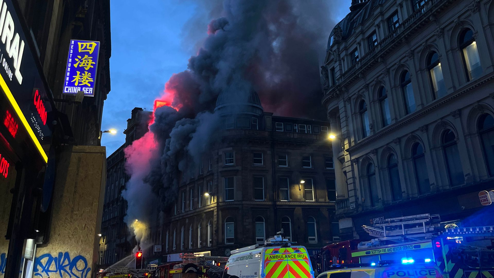 Scotland's busiest station still closed after 'Blitz-like' fire