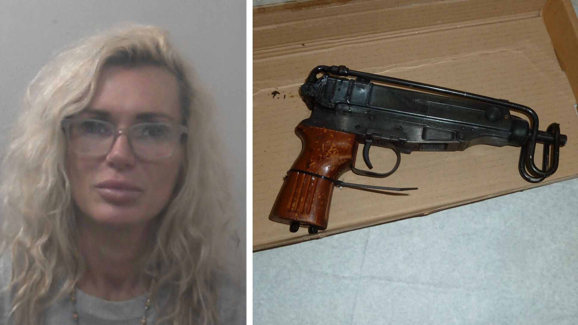 Woman jailed for smuggling heroin and 'terrifying' arsenal of guns into UK