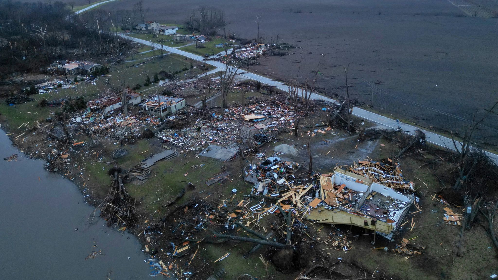 Tornadoes kill two in Indiana and rip through Illinois | US News | Sky News