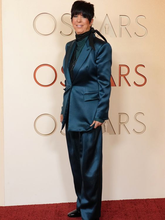 Nominated 17 times so far without a win, Diane Warren is keeping it dark and sultry. Pic: AP