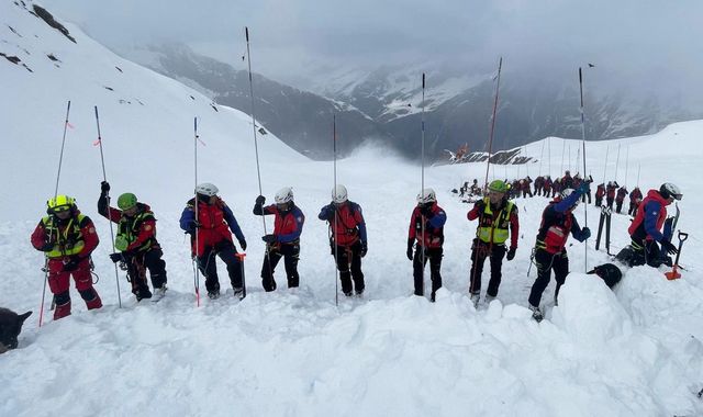 Two skiers killed after avalanche sweeps through busy slope in northern Italy