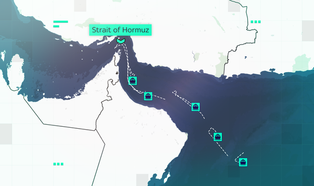 Ship tracking reveals tankers and millions of barrels of oil stuck in the Gulf
