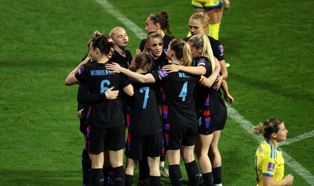 Reporter Notebook: Sarina Wiegman's Lionesses show power of unity in poignant victory over Ukraine