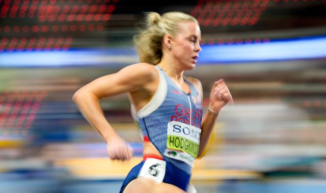 World Athletics Indoor Championships: British trio Keely Hodgkinson, Georgia Hunter Bell and Molly Caudery all win gold