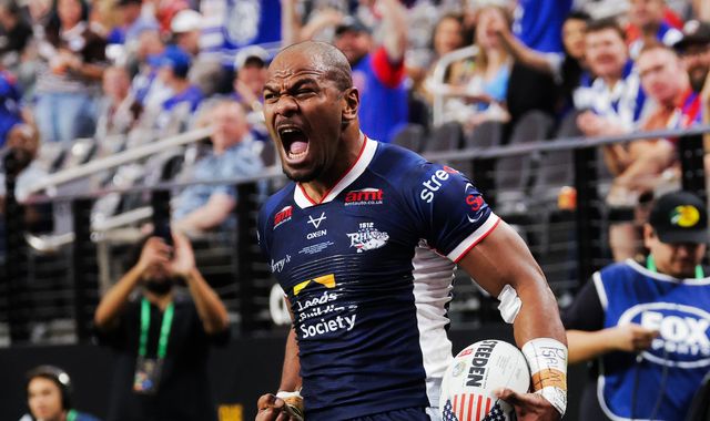 Super League in Las Vegas: Maika Sivo scores FOUR as Leeds Rhinos put in 56-8 demolition of Hull KR