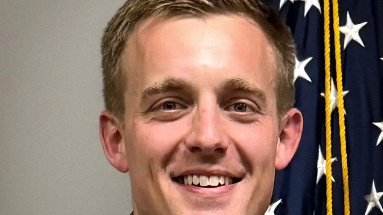 Alex Klinner leaves behind three small children. Pic: Mary Remmes/AP