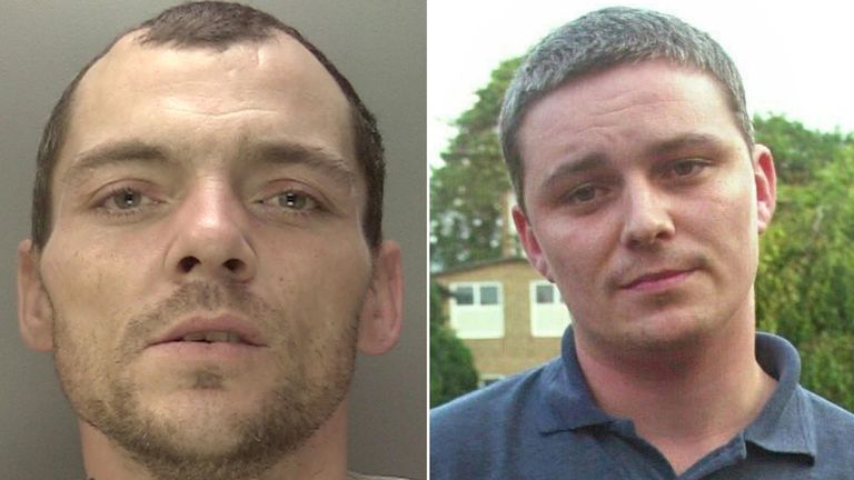 Anthony Russell, left, and Ian Huntley, right. Pics: West Midlands Police/PA