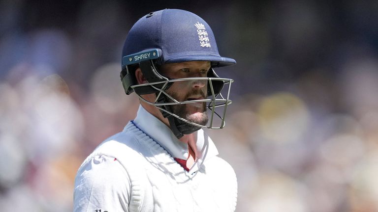 Ben Duckett during the fourth Ashes Test in Melbourne in December. Pic: Reuters