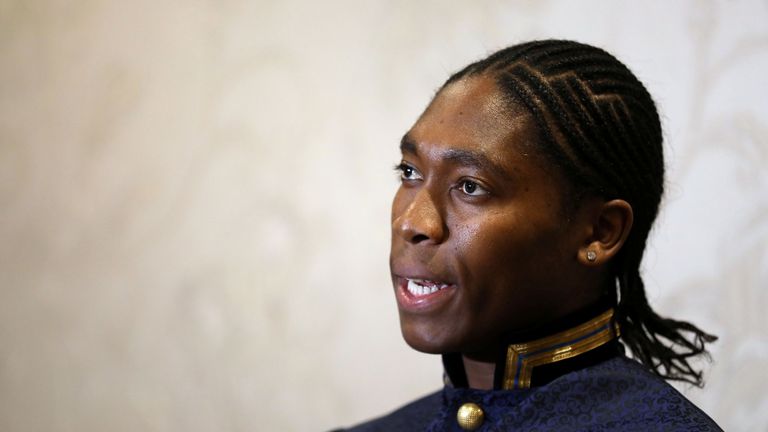 “Ik vecht voor de waardigheid van vrouwen”, vertelde Semenya aan Sky News. Bestandsafbeelding: Reuters