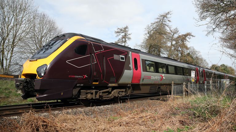 A CrossCountry train. Pic: PA