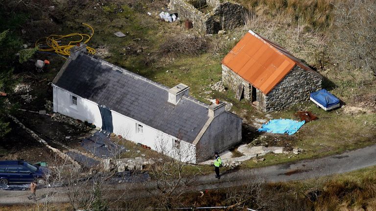 The remote cottage where Denis Donaldson was found shot dead in 2006. File pic: PA