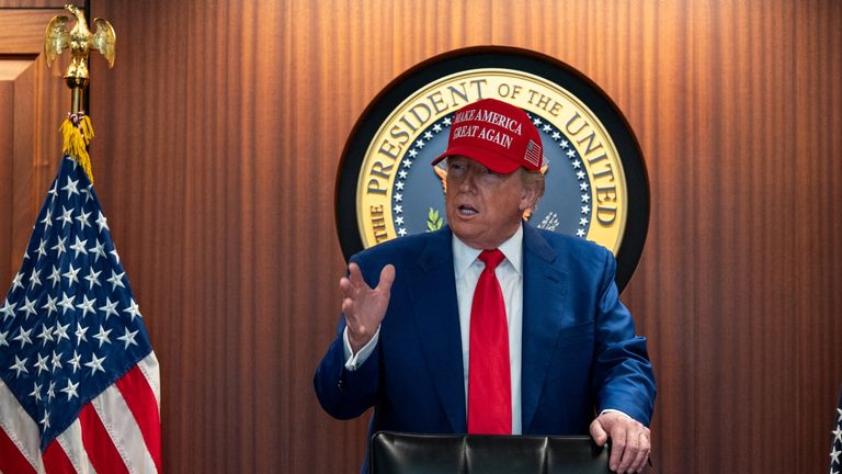 Donald Trump in the Situation Room. File image: Reuters