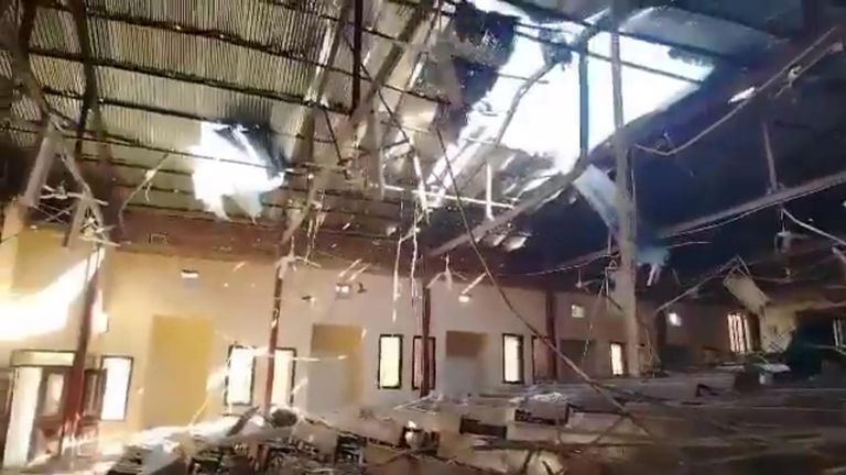 Drones hits the University of Kordofan. Pic: Darfur Network for Human Rights