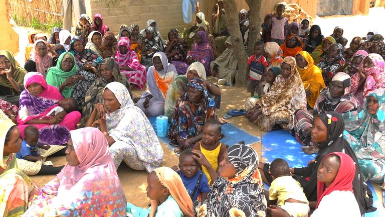 Thousands have been forced to leave Al Fashir, the capital of North Darfur
