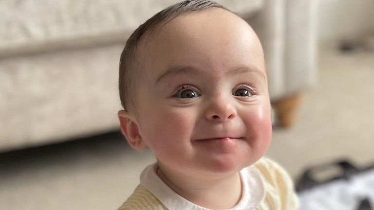 Genevieve, who died at just nine months old